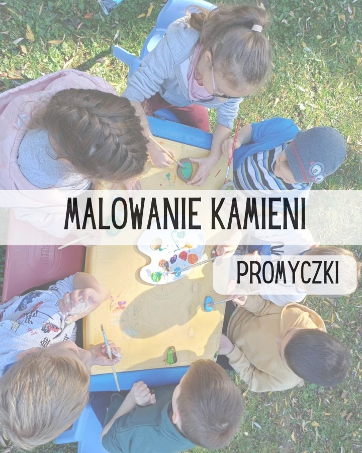 Warsztaty malowania kamieni w Przedszkolu nr 50 w Bielsku-Białej